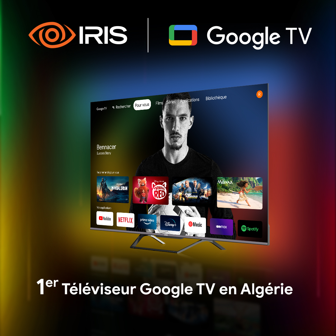 TV IRIS 55" Q7010 SMART - GOOGLE TV - QLED - UHD 4K