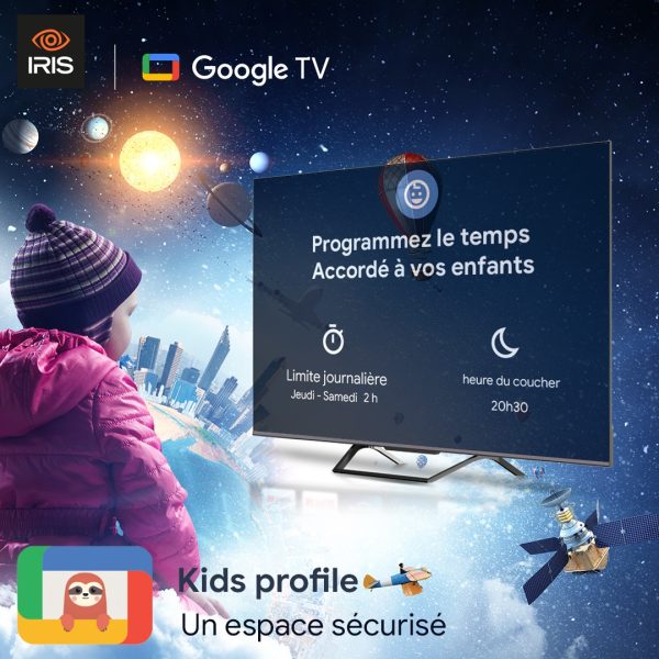TV IRIS 58 G5010 SMART - GOOGLE TV - LED - UHD 4K – Image 4