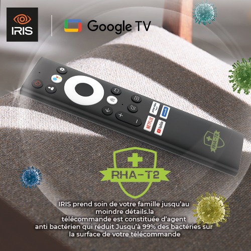 TV IRIS 55" Q7010 SMART - GOOGLE TV - QLED - UHD 4K – Image 2