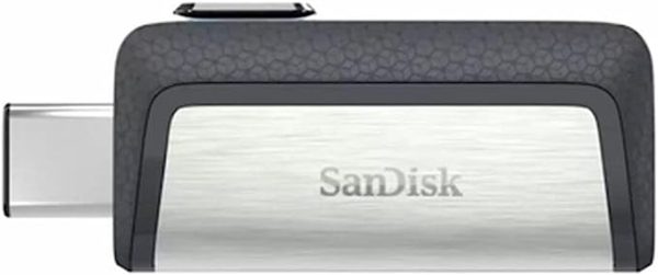 SanDisk Ultra 64 GB Dual DriveType-C USB 3.0 Flash, Silver