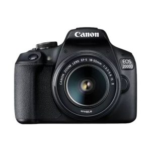 CANON EOS 2000D - REFLEX 24.1 MP - ECRAN LCD 3" - FULL HD - WI-FI - NFC + OBJECTIF EF-S 18-55 MM
