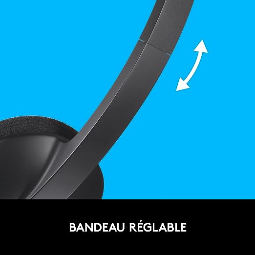LOGITECH H340 - CASQUE MICRO USB - STÉRÉO NUMÉRIQUE - PC ET LAPTOP - ANTI-BRUIT INTÉGRÉ - BLACK – Image 2