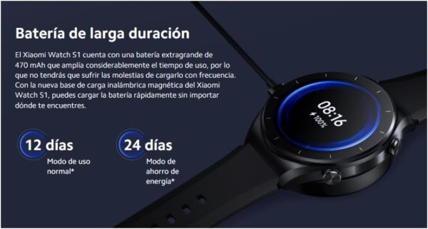 Xiaomi SMART Watch S1 Montre Bluethoot Intelligente 1.43 Inch Ecran AMOLED - Homme - Femme – Image 7