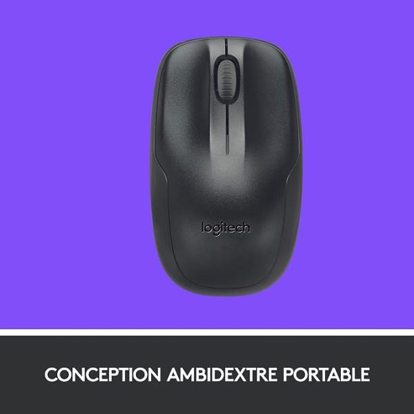Logitech MK220 Clavier Souris Sans Fil Ensemble USB - NOIR – Image 3