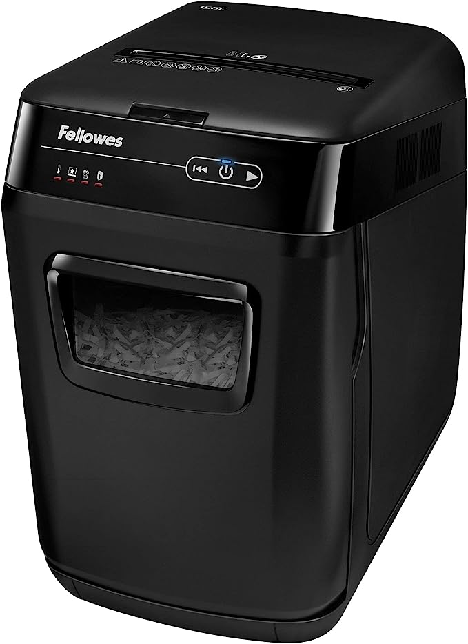 Fellowes Destructeur De Documents AutoMax 150C Coupe Croisée P4 - 32litre