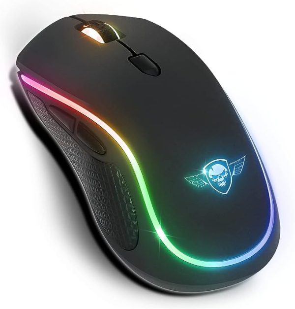Spirit Of Gamer Pro-M9 Souris Sans Fil Pour Gamer - Droitier - Capteur Optique 4200 Dpi