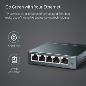 TP-LINK LS1005G Switch 5 Ports Gigabit 10/100/1000 Mbps 3 400 DA Fixe