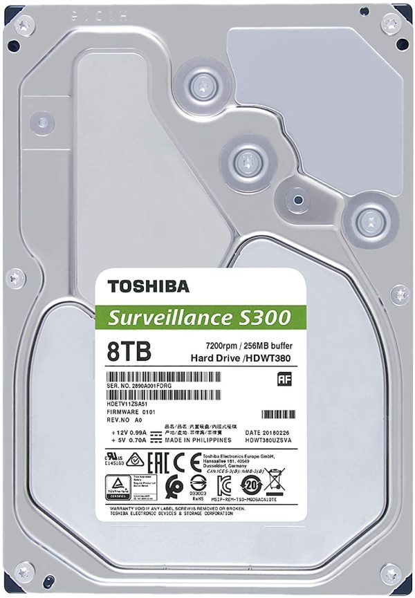 TOSHIBA S300 8TB 3.5″ 7200RPM NEW 2020 – Image 4