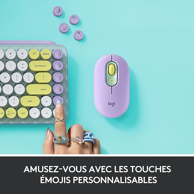 Logitech POP Keys - Clavier Sans Fil Bluetooth - Touches Mécaniques - – Image 5
