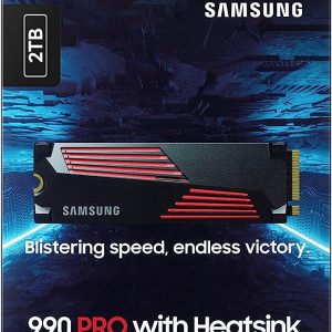 SAMSUNG 990 PRO With Heatsink 2 To SSD NVMe M.2 PCIe 4.0 7450 Mo/S