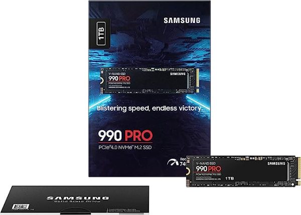 SAMSUNG 990 PRO With Headsink 1 To SSD NVMe M.2 PCIe 4.0 7450 Mo/S – Image 6