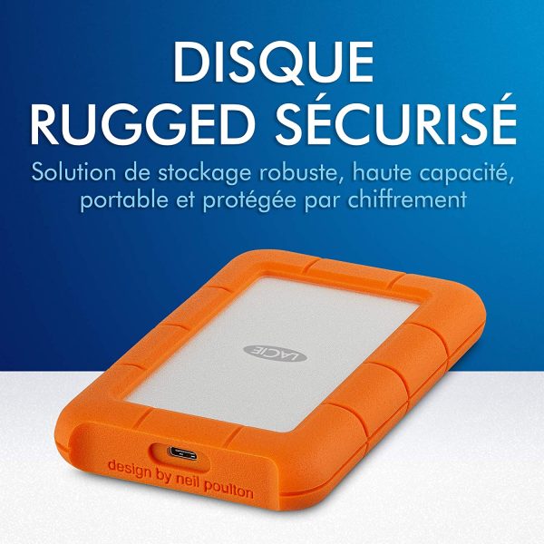 Disque Externe Lacie Rugged 1TB Secure – Image 4