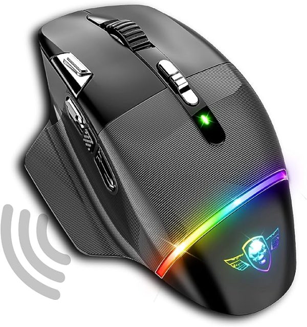 Spirit Of Gamer Xpert-M800 Souris Sans Fil Pour Gamer - Droitier-Capteur Optique 10000 Dpi-9 Boutons