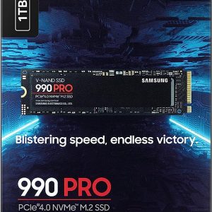 SAMSUNG 990 PRO With Headsink 1 To SSD NVMe M.2 PCIe 4.0 7450 Mo/S