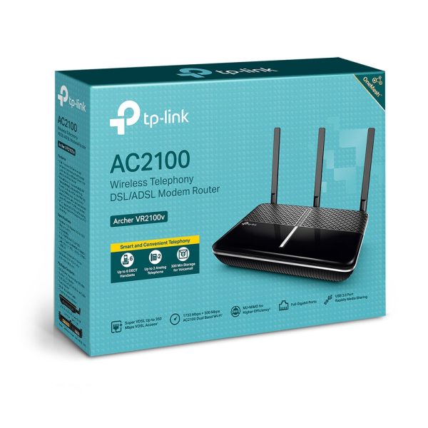 TP-LINK AC2100 Wireless Modem Router MU-MIMO VDSL/ADSL - Archer VR600.