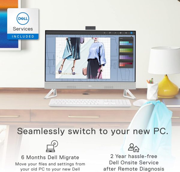 DELL INSPIRON 27 7710 ALL IN ONE - I7-1255U - 27 INCH FHD TACTILE - 32GO DDR4 - 1TO SSD- GEFORCE MX550. – Image 3