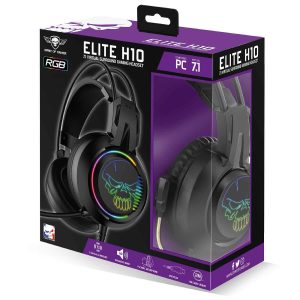 Spirit Of Gamer Elite H10 RGB Casque-Micro Pour Gamer Compatible PC