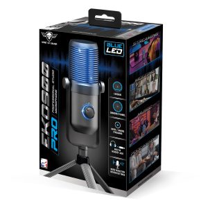 Spirit Of Gamer EKO900 Microphone À Condensateur - Double Directivité - Pour Streaming Podcasts