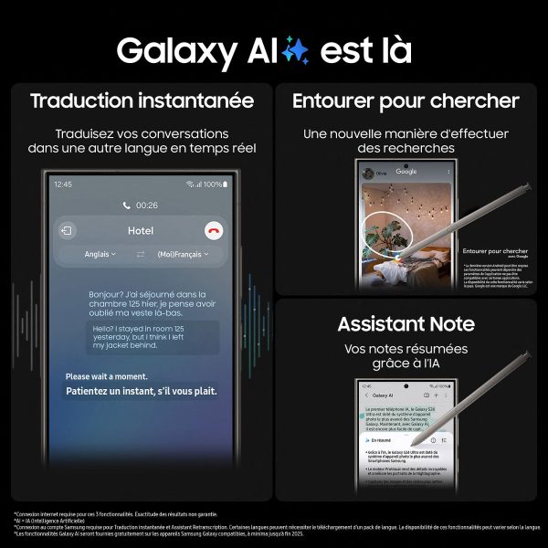SAMSUNG GALAXY S24 ULTRA 5G - 512G - 12G - Dual SIM - 6,8 Inch - 200 Mp - 5000 MAh - Blister – Image 3