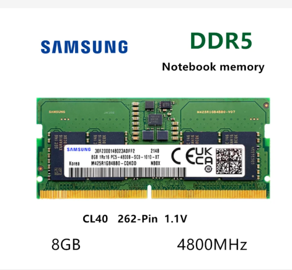 SAMSUNG RAM 8GB DDR5 - 4800 Mhz - SODIMM - LAPTOP