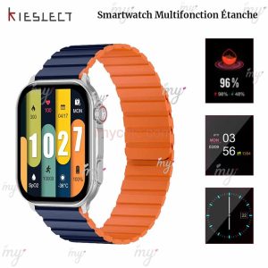 XIAOMI Kieslect Ks Pro Montre Intelligente 2.01inch AMOLED HD Bluetooth Appel AOD Sport Hommes Femmes