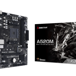 BIOSTAR A520 MT - AMD AM4 - UATX - 2 X DDR4 - USB 3.0 - HDMI - 1 X PCIe 3.0 -