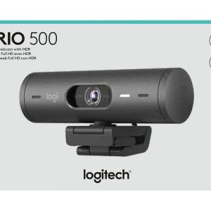 WEBCAM LOGITECH BRIO 500 - FULL HD AVEC HDR - 1080P 30 Fps - Sous Emballage.