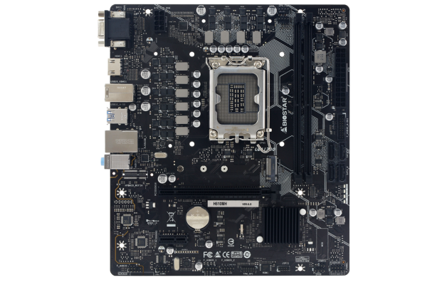 BIOSTAR H610 MHP - LGA 1700 - UATX - 2 X DDR4 - USB 3.2 - HDMI VGA - 1 X PCIe 3.0 - – Image 4
