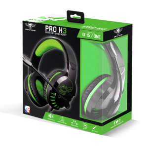SPIRIT OF GAMER Pro H3 - Casque Gamer Filaire - Compatible Xbox One- Xbox Series XS - Son Stéréo 2.0