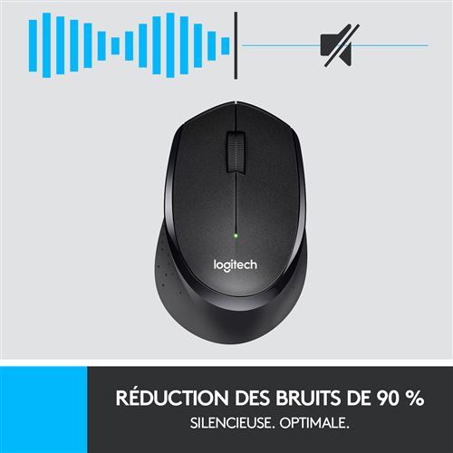 Logitech M330 Silent Plus Souris Sans Fil Récepteur Nano USB 2,4GHz - Capteur Optique 1000 Ppp – Image 2