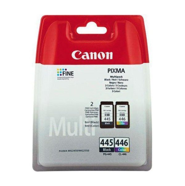 CANON PACK CARTOUCHE COULEUR ORIGINAL PG 445/CL 446 – Image 2