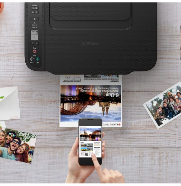 CANON PIXMA TS3440 Imprimante Multifonction Jet d'encre - USB - Wi-Fi- Cartouche Canon 445 - 446 – Image 3