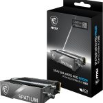 MSI SPATIUM M570 PRO 2TB PCIE5 - NVME M.2 2TB FROZR - PCIe Gen5 - 12400Mo/s - 3 300 TBW