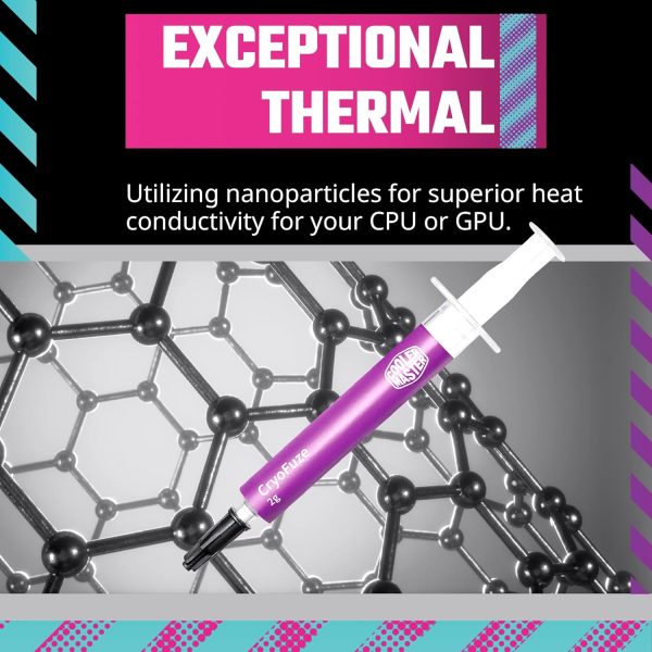 COOLER MASTER CRYOFUZE - PÂTE THERMIQUE HAUTE PERFORMANCE - 0.7 ML - JUSQU'À 240 DEGRÉ – Image 5