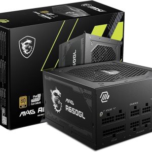 MSI MAG A650GL - ALIMENTATION 650W FULL MODULLAIR - 80PLUS Gold - ATX 3.0 - BLACK