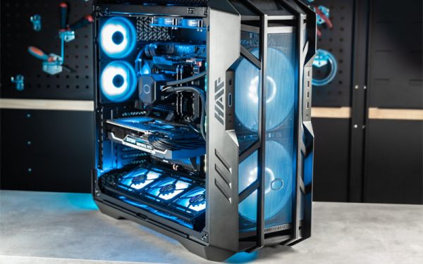 COOLER MASTER HAF 700 - BOÎTIER GRAND TOUR - 5 FAN INCLUS - VERRE TREMPÉ - HUB ARGB 5 PORTS - NOIR – Image 2