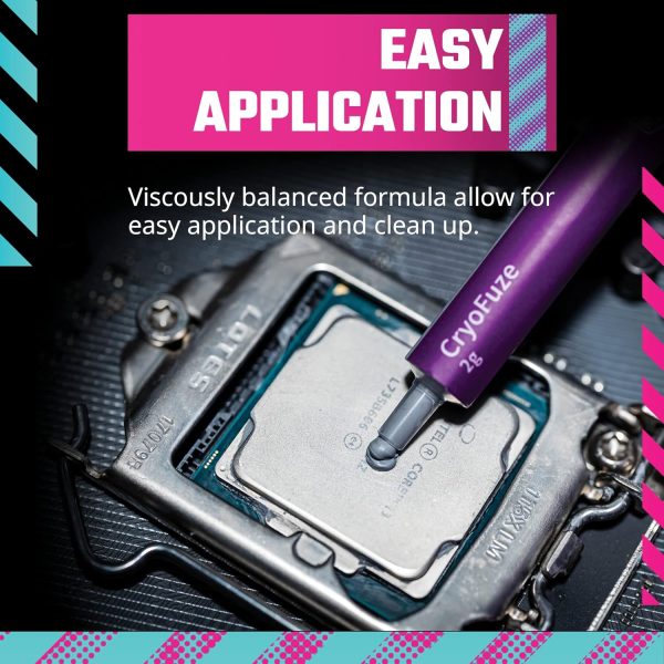 COOLER MASTER CRYOFUZE - PÂTE THERMIQUE HAUTE PERFORMANCE - 0.7 ML - JUSQU'À 240 DEGRÉ – Image 4