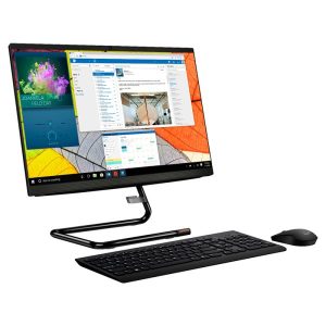 LENOVO IDEACENTRE ALL IN ONE A340-24IWL - CORE I3-10110U - 23.8 FHD - 4GB DDR4 - 1TB HDD - NOIR