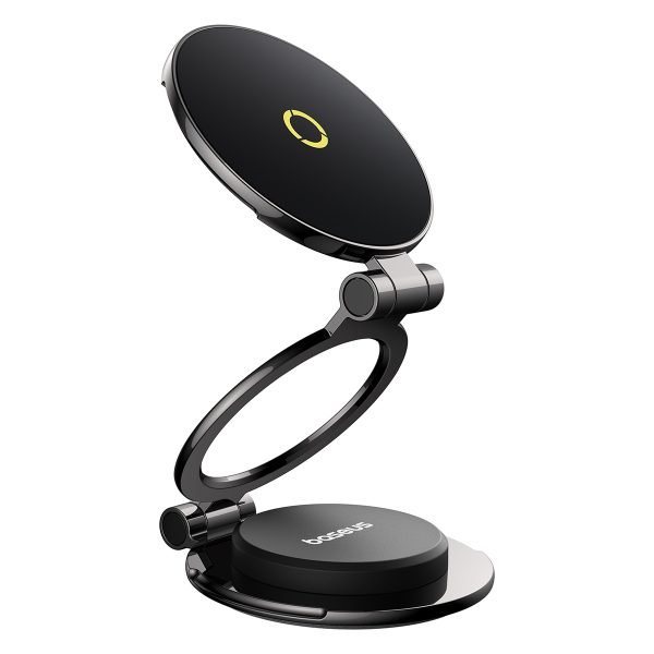BASEUS MAGPRO SERIES II - MAGNETIC CAR MOUNT - MAG SAFE - ULTRA-THIN - 360 ROTATABLE - BLACK – Image 4