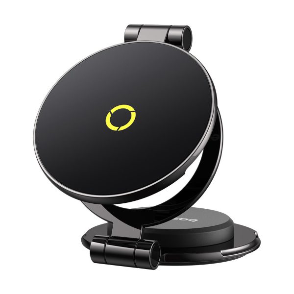 BASEUS MAGPRO SERIES II - MAGNETIC CAR MOUNT - MAG SAFE - ULTRA-THIN - 360 ROTATABLE - BLACK – Image 6