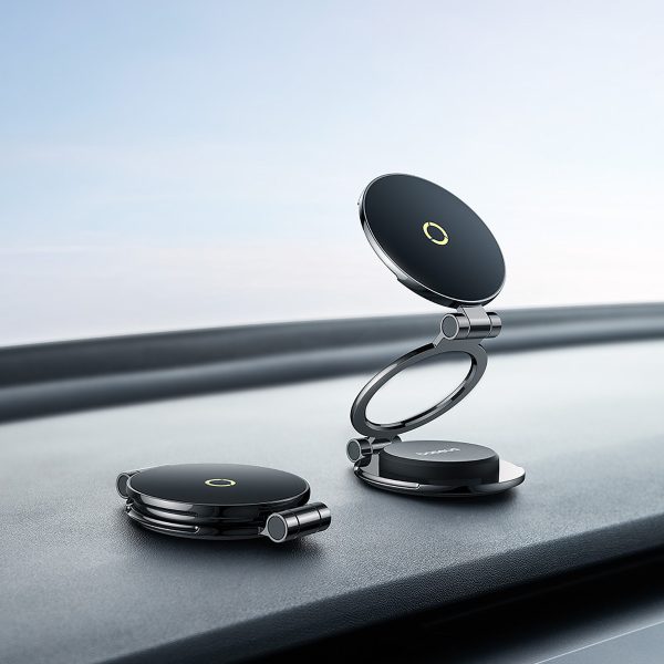 BASEUS MAGPRO SERIES II - MAGNETIC CAR MOUNT - MAG SAFE - ULTRA-THIN - 360 ROTATABLE - BLACK – Image 8