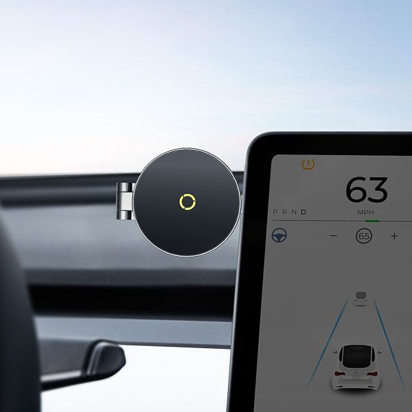 BASEUS MAGPRO SERIES II - MAGNETIC CAR MOUNT - MAG SAFE - ULTRA-THIN - 360 ROTATABLE - BLACK – Image 9