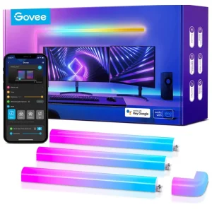 GOVEE GLIDE WALL LIGHT H6062 - WIFI - MULTICOLORE LIGHTNING - RGBIC - TYPE C - GOOGLE - ALEXA