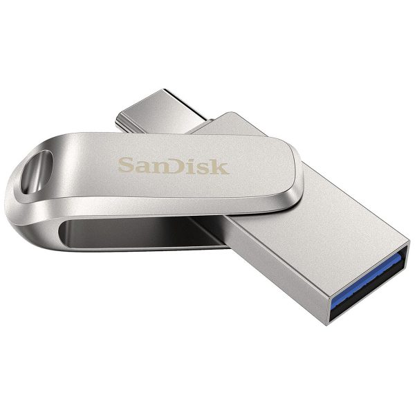 SANDISK ULTRA DUAL DRIVE LUXE 128GO - USB-C - USB 3.2 - JUSQU'À 400 MO/S - METAL DESIGNE - PC & MAC – Image 2