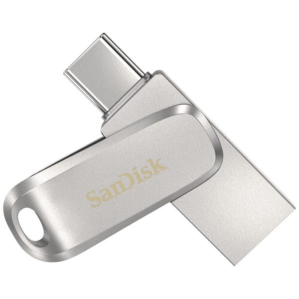 SANDISK ULTRA DUAL DRIVE LUXE 128GO - USB-C - USB 3.2 - JUSQU'À 400 MO/S - METAL DESIGNE - PC & MAC – Image 6