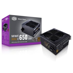 COOLER MASTER MWE 650W BORNZE V2 - ALIMENTATION 80 PLUS BORNZE - 230V - DC TO DC - NOIR