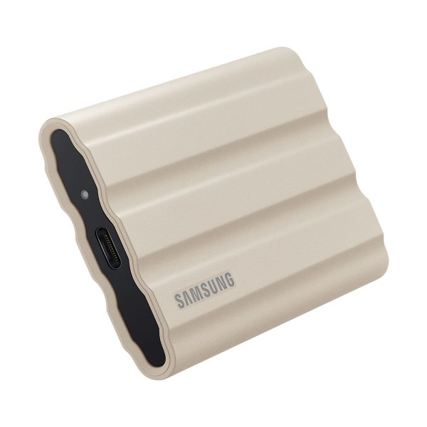 SAMSUNG SSD PORTABLE T7 SHIELD 2TO - DISQUE DURE EXTERNE - TYPE C- 1050 MO/S - ETANCHE - WHITE – Image 2