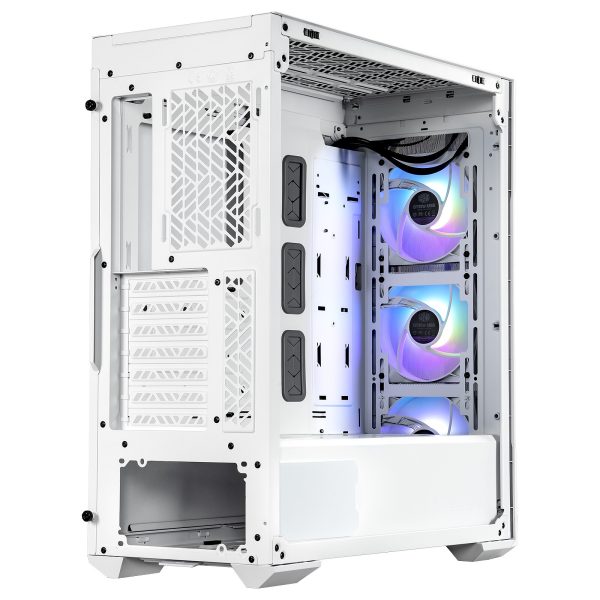 COOLER MASTER MASTERBOX TD500 MESH V2 - BOÎTIER MOYEN TOUR - VERRE TREMPÉ - 3FAN ARGB - BLANC – Image 3