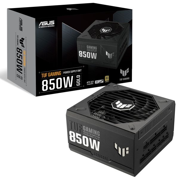 ASUS TUF Gaming 850W Gold - 80 PLUS GOLD - 100% MODULAIRE - SILENCIEUSE - 4 BROCHES - NOIR