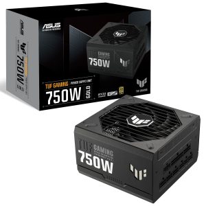 ASUS TUF Gaming 750W Gold - 80 PLUS GOLD - 100% MODULAIRE - SILENCIEUXSE - 4 BROCHES - NOIR